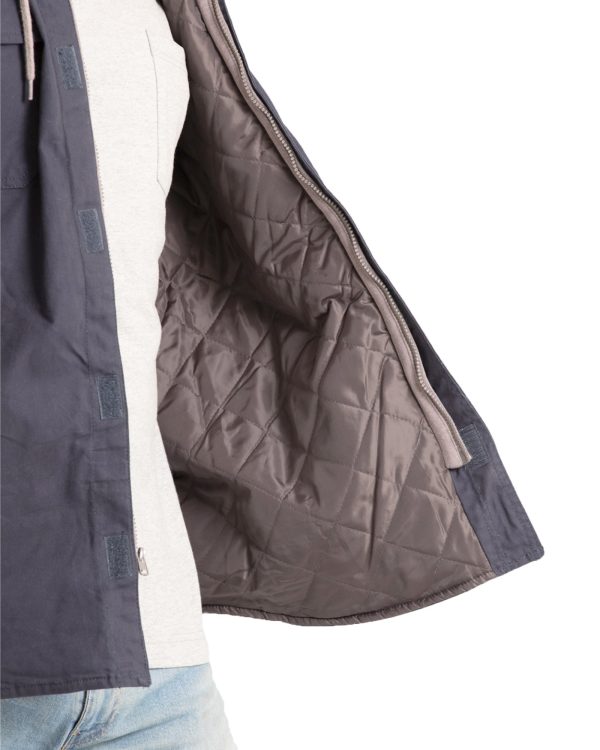 Heartland Duck Hooded Shirt Jacket For Sale - Image 5