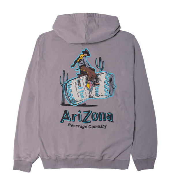 Gray Cowboy Cotton Hoodie Fashion