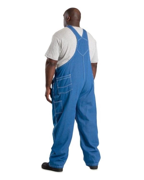 Vintage Washed Light Denim Bib Overall Online Hot Sale - Image 5