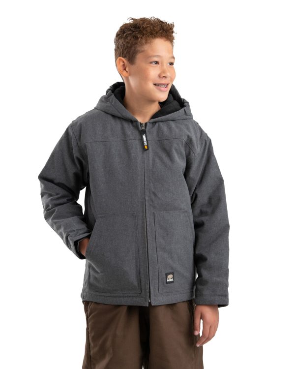 Youth Water Repellent Heathered Duck Jacket Online now