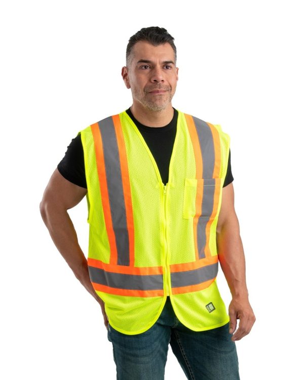 Hi Vis Class 2 Multi-Color Mesh Vest Online now - Image 3