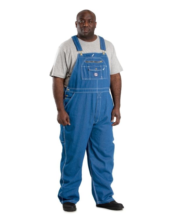 Vintage Washed Light Denim Bib Overall Online Hot Sale - Image 4
