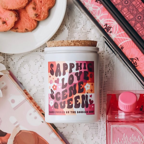 Sapphic Love Scene Queen Candle on Sale