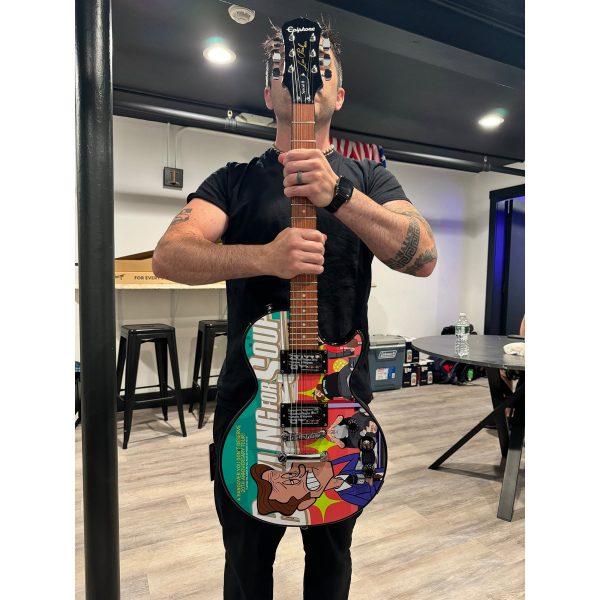 Bowling For Soup - Custom AHYDD Epiphone Les Paul Special II Guitar Hot on Sale - Image 3
