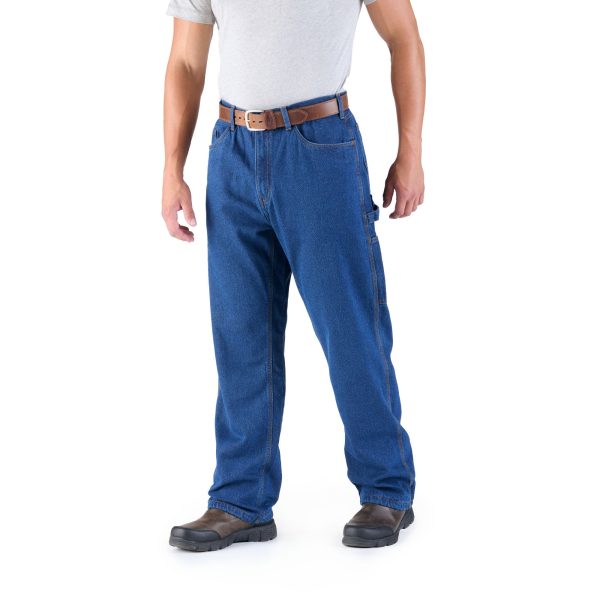 Heartland Flannel-Lined Denim Dungaree Online now