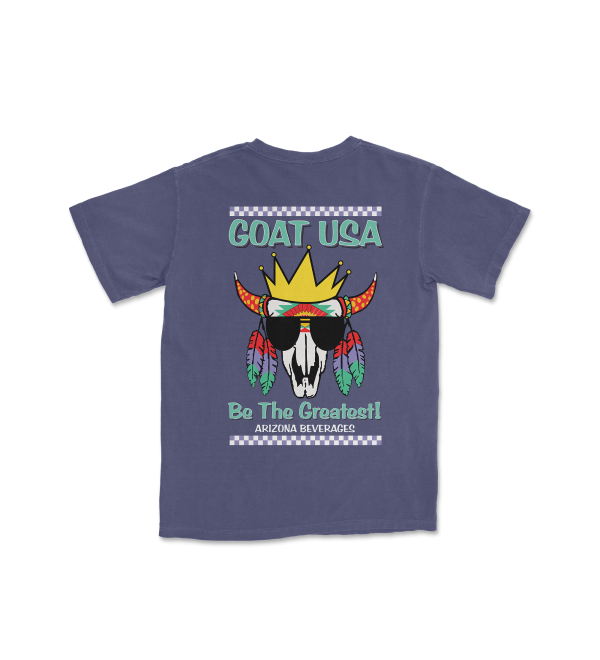 Navy Cow Skull Cotton-Blend T-Shirt | Youth Fashion