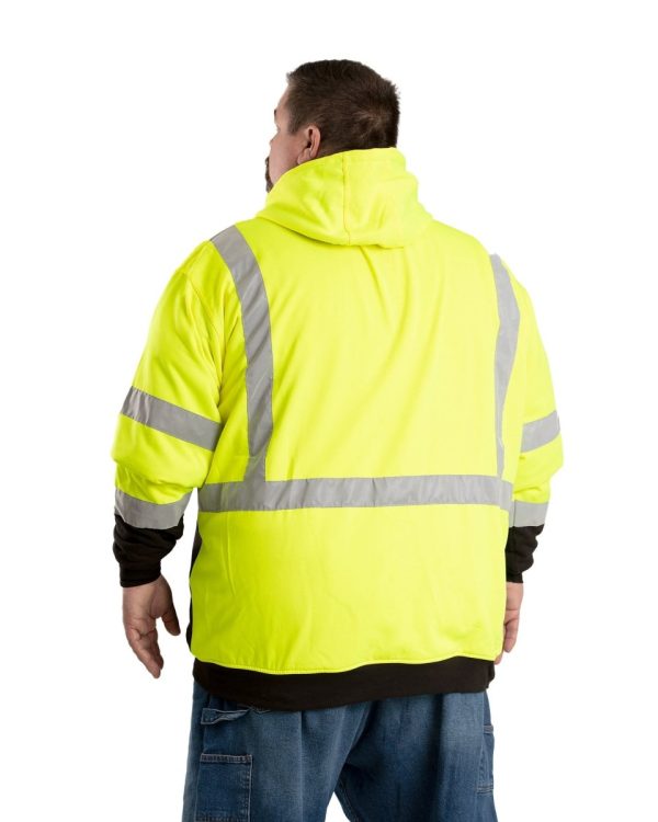 Hi Vis Class 3 Color Block Hooded Sweatshirt Online Hot Sale - Image 5