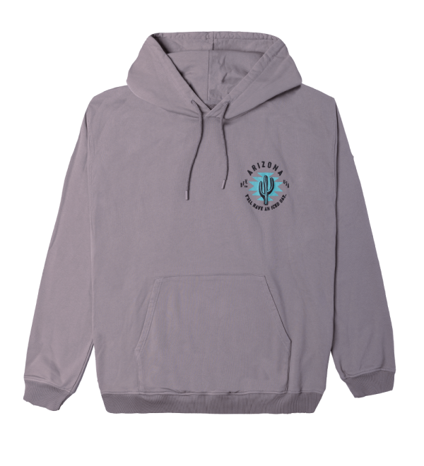 Gray Cowboy Cotton Hoodie Fashion - Image 2