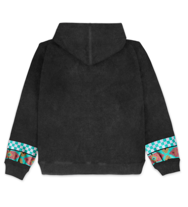 Forever Faded Black Logo Cotton Hoodie Supply - Image 2