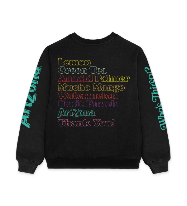 Flavors Black Cotton-Blend Crewneck Sweatshirt For Cheap
