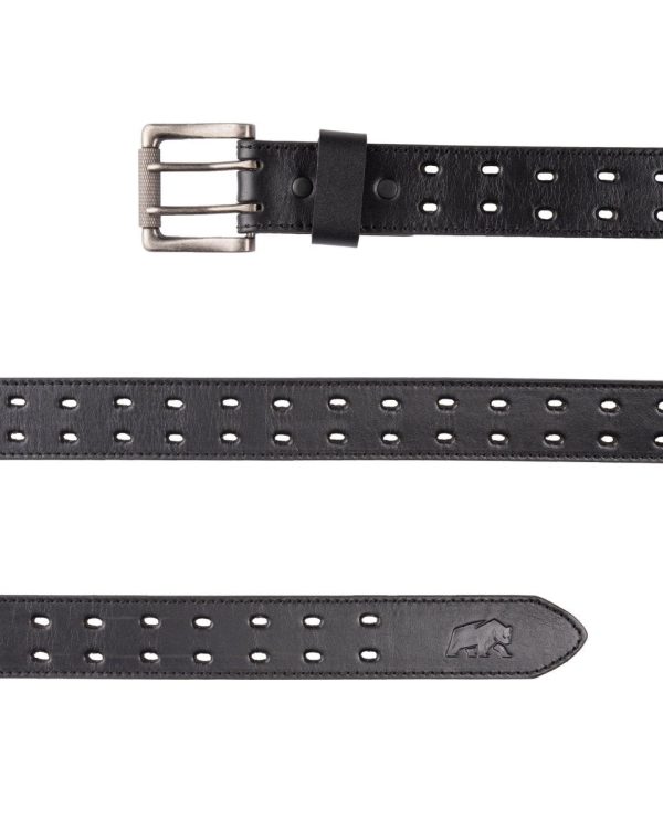 Berne Genuine Leather Double Row Belt For Sale