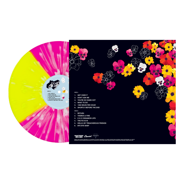 OK Go - Self Titled Vinyl Reissue (Pink and Yellow Splatter) For Sale - Image 3