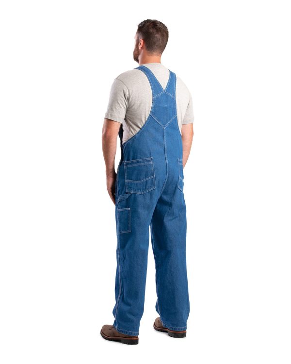 Vintage Washed Light Denim Bib Overall Online Hot Sale - Image 2