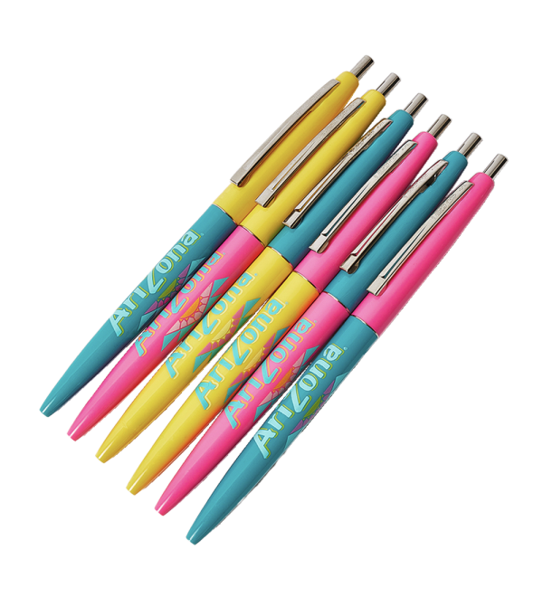 6-Piece Teal & Pink Pen Set Hot on Sale - Image 2