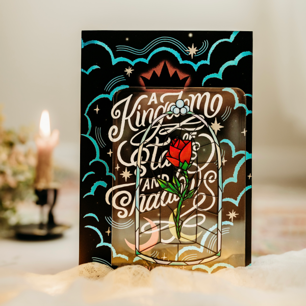 Beauty & the Beast Inspired: Acrylic Bookends Online Hot Sale - Image 2