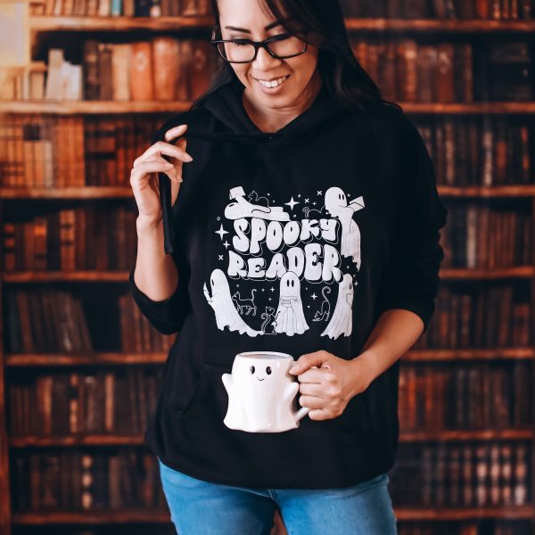 Spooky Reader Ghost Hoodie Online now