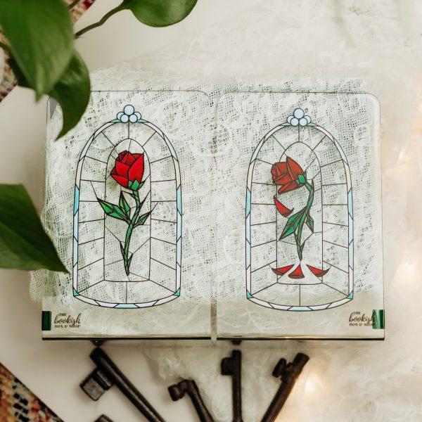 Beauty & the Beast Inspired: Acrylic Bookends Online Hot Sale