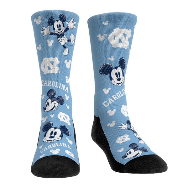 North Carolina Tar Heels - Disney  - Mickey Sketch For Cheap